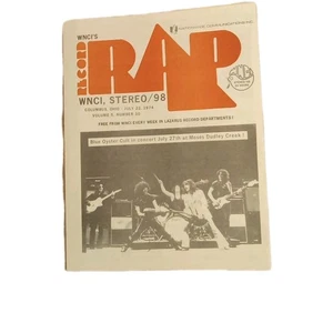 BLUE OYSTER CULT  IN CONCERT  1974-WNCI RECORD RAP  RADIO  STATION SURVEY  - Picture 1 of 8