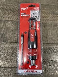 Destornillador multi-bit de trinquete Milwaukee 27 en 1 48-22-2904 nuevo envoltorio de fábrica - Imagen 1 de 6