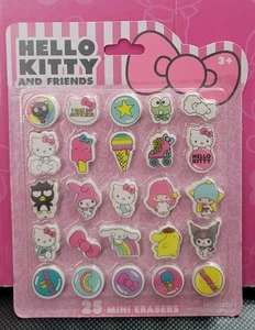 Hello Kitty And Friends 25 Mini Erasers BIP - Picture 1 of 2