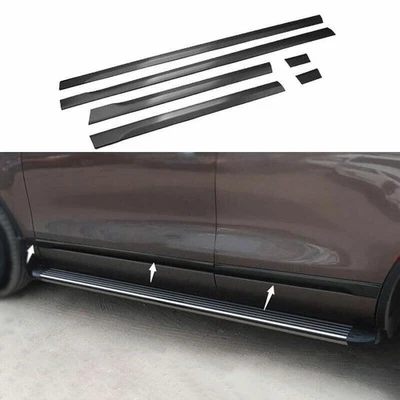 Черная титановая отделка молдингового чехла для боковой двери VW Touareg 2011-2018 годов выпуска - Изображение 1 из 4