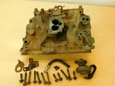 INTAKE MANIFOLD ASSEMBLY BUICK 350Ci 2 BARELL 1249167 1975-1976 75BS1-1N5 - Image 1 of 4