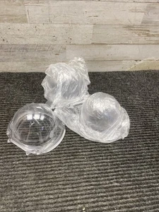 Box of 3 CLEAN Axis P32-VE Clear Dome Security Camera Cover Only - Picture 1 of 9