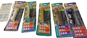 1997 Star Wars Pez Süßigkeitenspender 5er Set mit Toys R Us Quittung - Bild 1 von 14