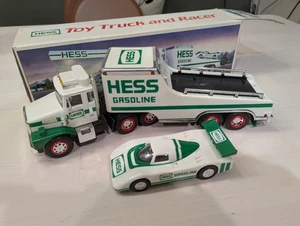 Hess Toy Truck With Racer with original box - Picture 1 of 3