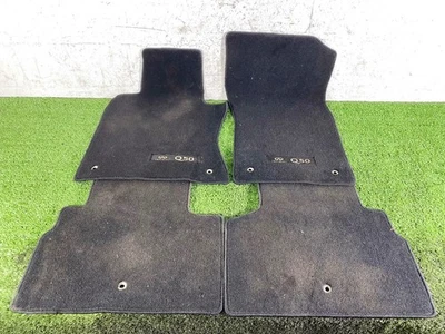 14-17 INFINITI Q50 FRONT REAR LEFT RIGHT INTERIOR FLOOR MATS SET OF 4 OEM Foto 1 de 4