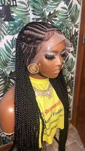 Full Lace Conrow WIG GLUELESS LIGHT WEIGHT READY TO WEAR - Picture 1 of 3