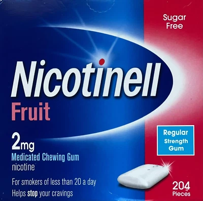 Nicotinell Fruit 2 mg 204 Chicles Medicamentosos - Imagen 1 de 3