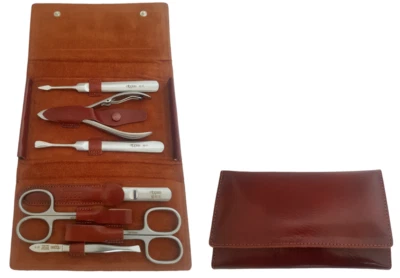 Nippes Solingen Premium Line Maniküre-Set 7-teilig/ Manicure-Etui/ Nagelpflege - Bild 1 von 4