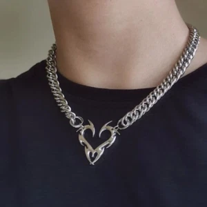 Flame Totems Choker Chain Jewelry Streetwear Accessories Fashion Jewelry Gift - Picture 1 of 5