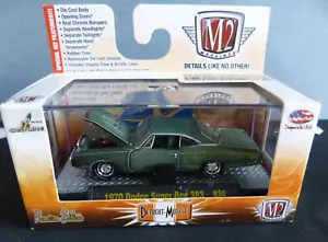 M2 Machines Modell 1:64 : 1970 Dodge Super Bee 383 , grün - OVP - Bild 1 von 5