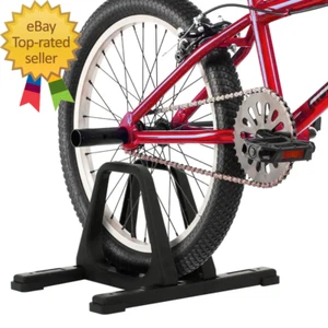 Soporte de piso portátil negro para 1 bicicleta para garaje - Imagen 1 de 4