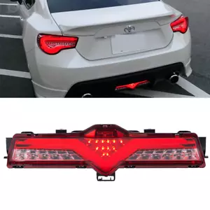 Toyota 86 FRS BRZ LED Rear Bumper Reverse Brake Fog Light Lamp USDM Valenti Red - Picture 1 of 6