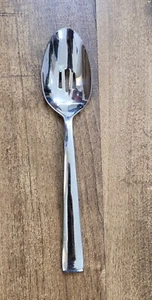 Oneida SH-13 Stainless Steel Flatware Slotted SERVING SPOON Moda Silverware 9" - Picture 1 of 8