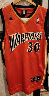 Camiseta De Colección NBA Adidas Golden State Warriors Steph Curry 30 Hombres M COSIDA Novato Foto 1 de 4