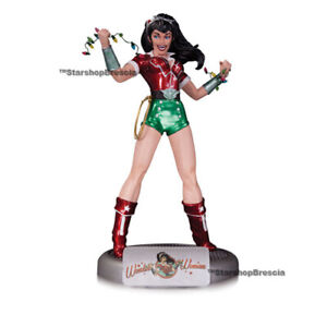 DC COMICS - Wonder Woman Holiday Ver. Bombshells Statue Dc Comics