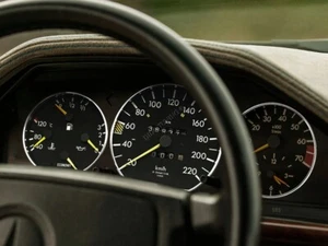 For Mercedes S W126 1979–1992 Polished Aluminum Chrome Dash Rings For Counter X3 - Bild 1 von 7