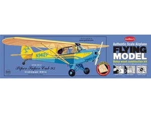 Kit de avión modelo de madera de balsa cortada por láser Guillow's Piper Super Cub 95 GUI-303 - Imagen 1 de 8