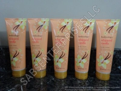 5 Bodycology WHIPPED VANILLA Body Cream Creams Body Lotion Lotions 8 oz. NEW - Image 1 of 4