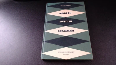Modern Swedish grammar by IM. Bjorkhagen,Publisher Svenska Bokforlaget 1962 - Image 1 of 4