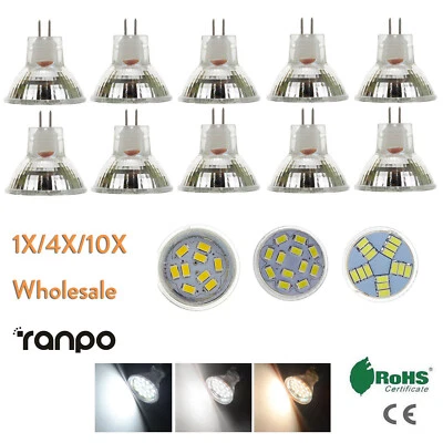 Mr11 Led Spot Light Bulb 2W 3W 4W Dc 12V Low Voltage Cool Warm White 2835 Smd - Image 1 of 4