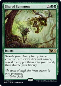 MTG - SHARED SUMMONS - M20/Core Set 2020 (R) - Picture 1 of 1