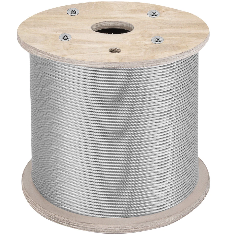 VEVOR T304 Cable Wire Rope - Silver