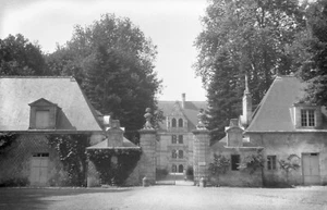 Chateau d'Azay le Rideau-Valle del Loira-Francia De colección 1920 Castillo Foto Negativo - Imagen 1 de 2