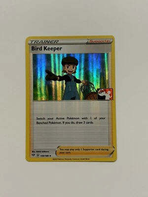 Bird Keeper 159/189 Pokemon Prize Pack S1 Variant Astral Radiance Line Holo NM C - Image 1 of 2