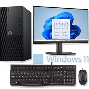WINDOWS 11 CHEAP FAST PC MONITOR BUNDLE INTEL CORE i5 8th Gen 16GB RAM 512GB SSD - Picture 1 of 1
