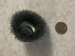 NEW Weiler Ace 61265 Wire 2-3/4" Fine Cup End Brush 1/4” Stem use on Steel - Picture 1 of 4