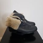 Michael Kors Women's Fur Lining Leather Ankle Boots Size 8.5 