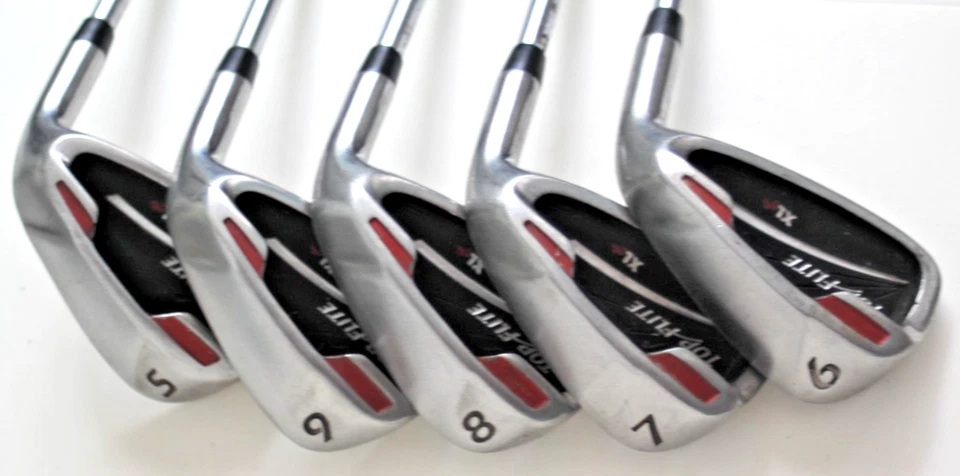 Top Flite XL+ XL +  Irons 6-9 SW Steel Stiff Right Handed #1841 - Image 1 of 4