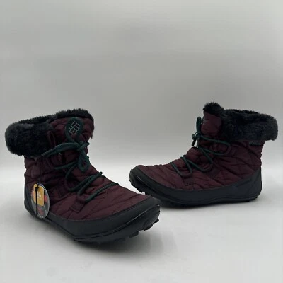 Nuevo con caja Columbia Kids Minx Shorty Omni-calor Bota Impermeable Ciruela Talla 7 Foto 1 de 4