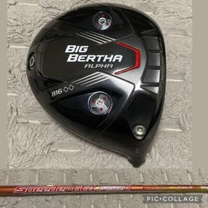Callaway Golf Driver BIG BERTHA ALPHA 816 Shaft Fujikura Speeder Evolution Set - Picture 1 of 12