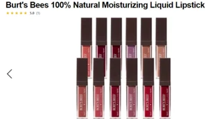 Burt's Bees 100% Natural Moisturizing Liquid Lipstick You Choose New Sealed - Picture 1 of 2