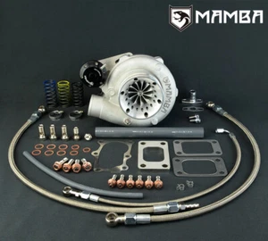 MAMBA Ball Bearing Turbocharger for Nissan RB20DET RB25DET 4” GTX3076R .73 - Picture 1 of 13