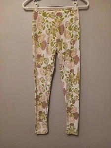Lularoe OS Leggings Women Floral Pattern Multicolor One Size 2-10 Casual Pants - Picture 1 of 5