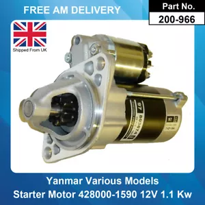 Starter Motor For Yanmar 428000-1590 428000-2190 428000-1591 428000-2191 - Picture 1 of 5