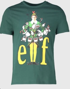 Buddy The Elf Green Christmas T-shirt, Brand New With Tags, Mens Size XL, By TU - Picture 1 of 3