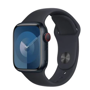 Apple Watch Series 9 45mm Aluminum Midnight (GPS + Cellular) Bad Board - Crack - Zdjęcie 1 z 4