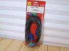 Nos 15 Ft Kvm Switch Cable, 6-Pin Ps/2 Keyboard Mouse M/M & Hd15 Vga M/F