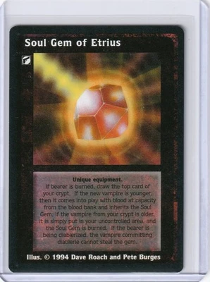 Soul Gem of Etrius Jyhad V:TES VTES Vampire CCG - Image 1 of 2