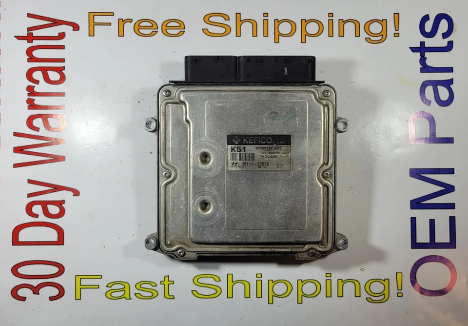 Модуль управления двигателем ECM 2008-2009 Hyundai Accent 39111-26BE6 1,6 л - Изображение 1 из 3