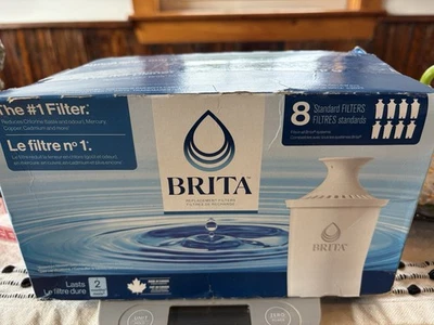Brita 8 Pack Brand New Sealed Filters #1 Filter Replacement  Model OB03 Standard - Image 1 of 4
