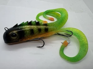 13" Chaos Tackle Custom Regular Medussa Glitter FT Jerkbait Musky Lure - Picture 1 of 2