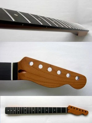 NEW*  TELECASTER Neck/ROASTED /22 FRETS. Rosewood F.B. fits Warmoth, Fender TELE - Image 1 of 4