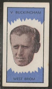 CLEVEDON-FOOTBALL CLUB MANAGERS 1959 (MAUVE FRONT)-#25- WEST BROM WBA BUCKINGHAM - Picture 1 of 2