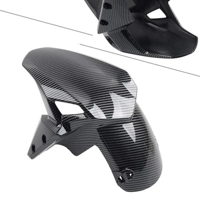 Front Wheel Mud Guard Tire Hugger Carbon Fibe For Kawasaki Z900 Z 900 2017-2024 - Image 1 of 4