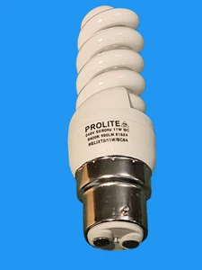 2 x 11W BC Spiral Pro-lite 6400k 550Lm Tageslichtweiß 240V - Bild 1 von 4
