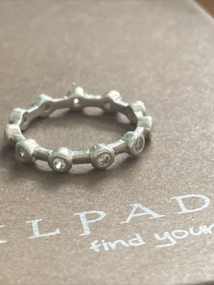 Silpada 925 Sterling silver Cubic Zirconia Ring Size 8 R2063 CZ - Image 1 of 4